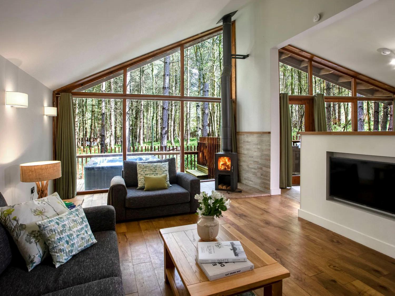 Blackwood Forest Cabins - Forest Holidays Popham Extérieur photo